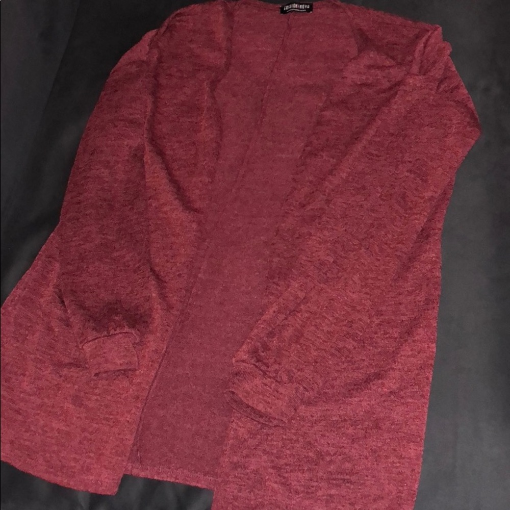 Maroon Cardigan